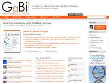 Tablet Screenshot of gabi-journal.net